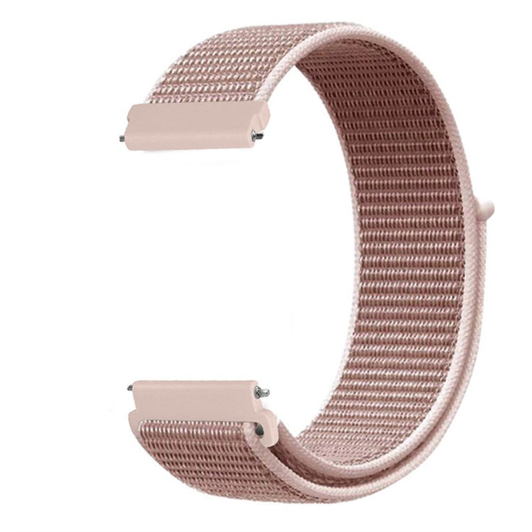 Mega hårdfør Amazfit GTR 47mm / Amazfit Pace Nylon Rem - Pink#serie_6