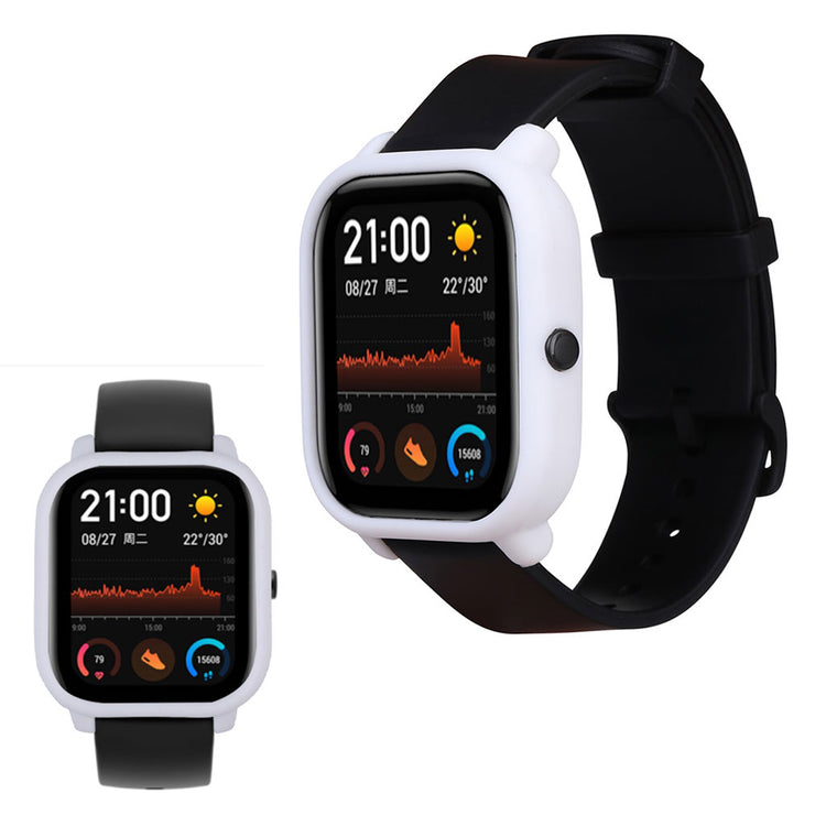 Amazfit GTS  Silikone Bumper  - Hvid#serie_2