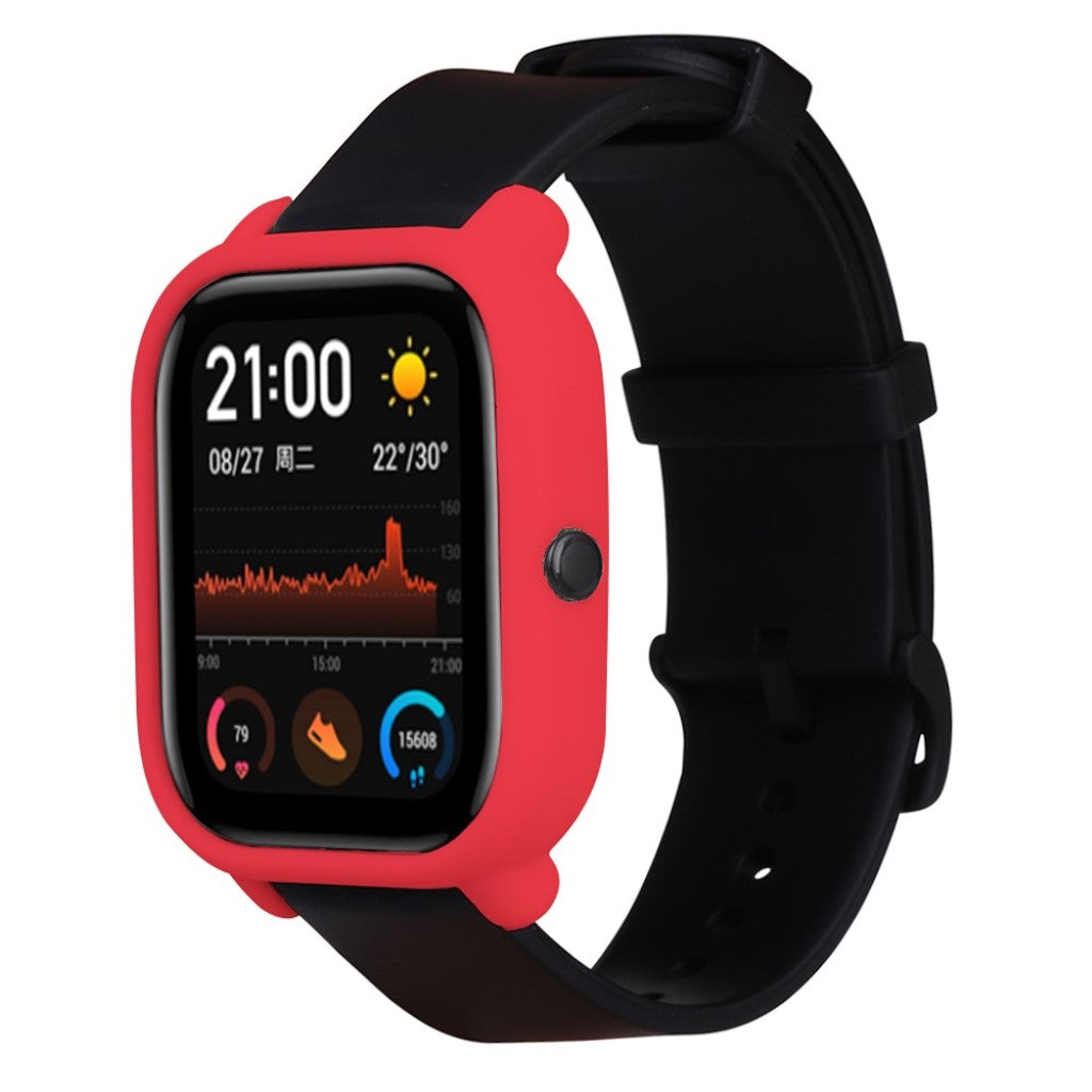 Amazfit GTS  Silikone Bumper  - Rød#serie_6