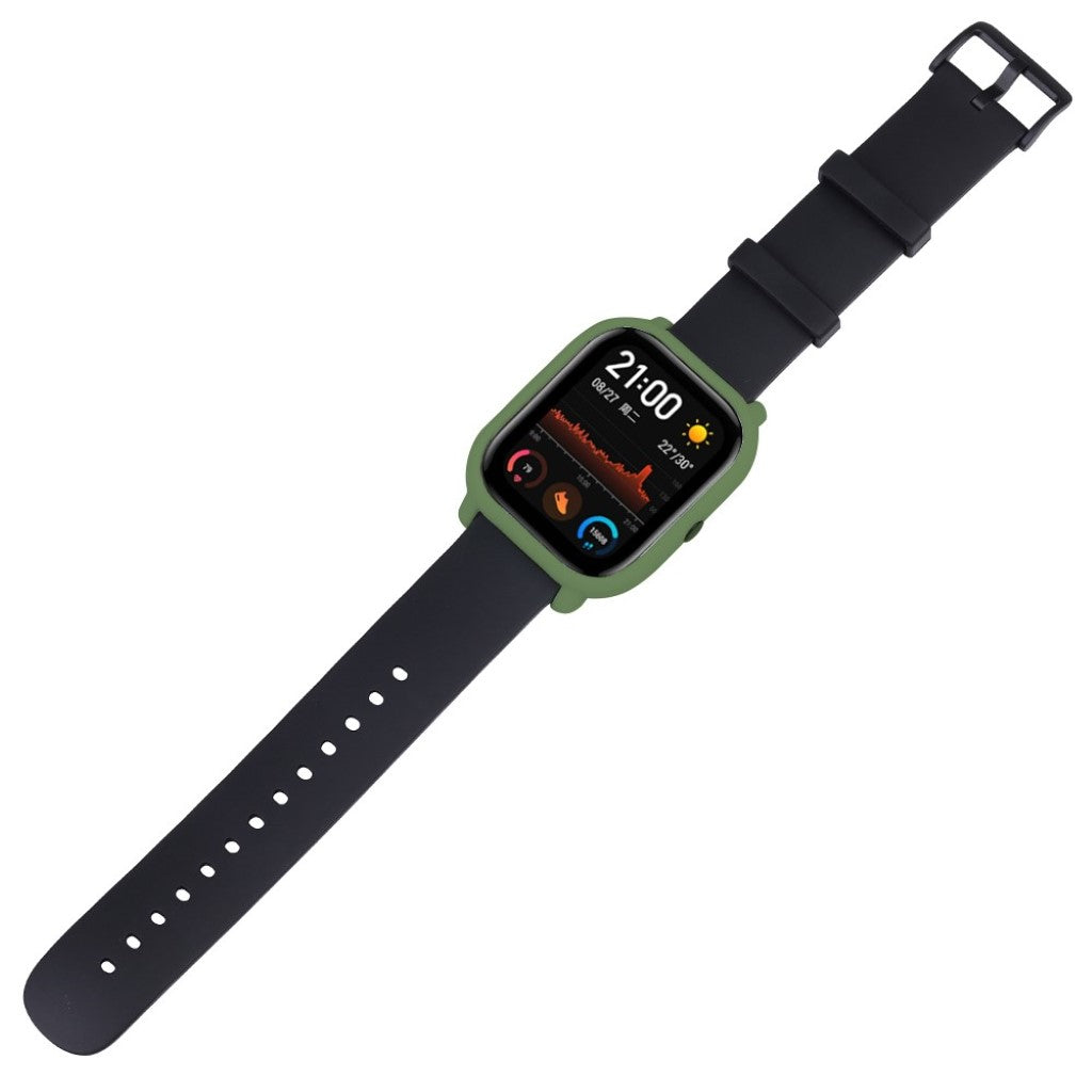 Amazfit GTS  Silikone Bumper  - Grøn#serie_8