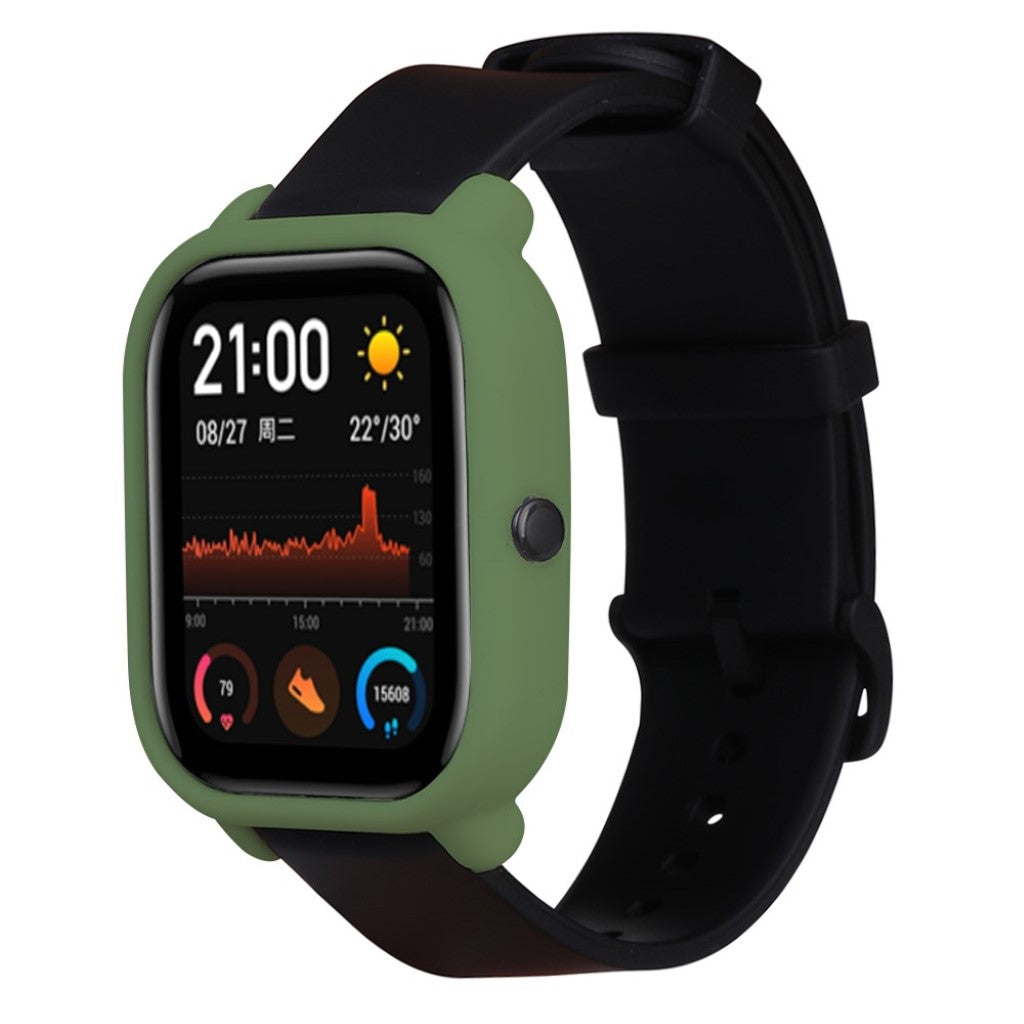 Amazfit GTS  Silikone Bumper  - Grøn#serie_8