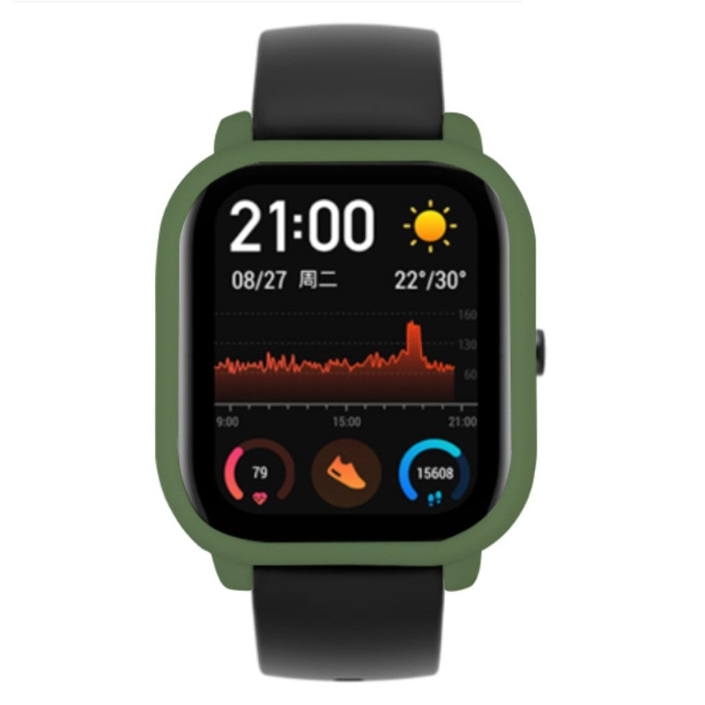 Amazfit GTS  Silikone Bumper  - Grøn#serie_8