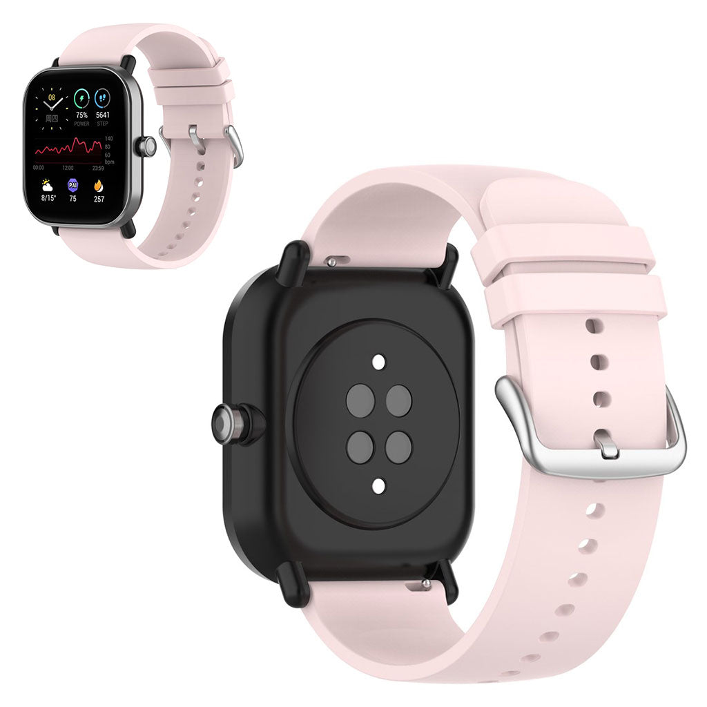 Alle tiders Universal Amazfit Silikone Rem - Sølv#serie_9