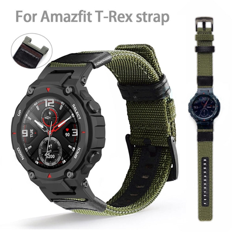 Mega godt Amazfit T-Rex Pro / Amazfit Ares Stof Urrem - Blå#serie_2