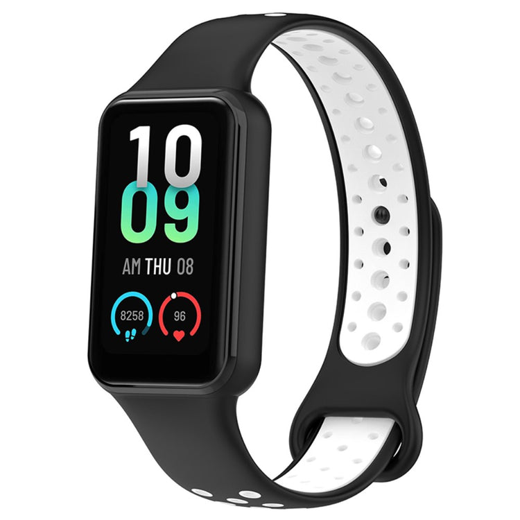 Mega flot Amazfit Band 7 Silikone Rem - Hvid#serie_1