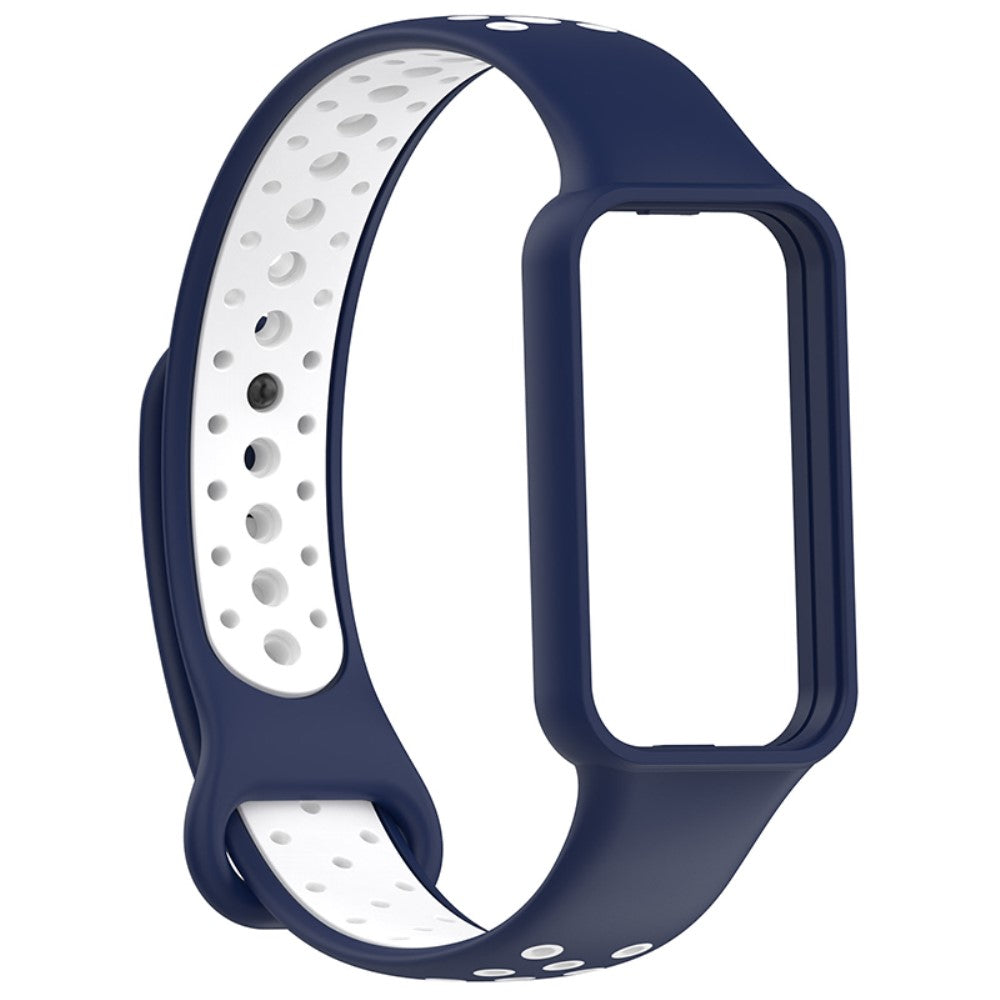 Mega flot Amazfit Band 7 Silikone Rem - Blå#serie_7