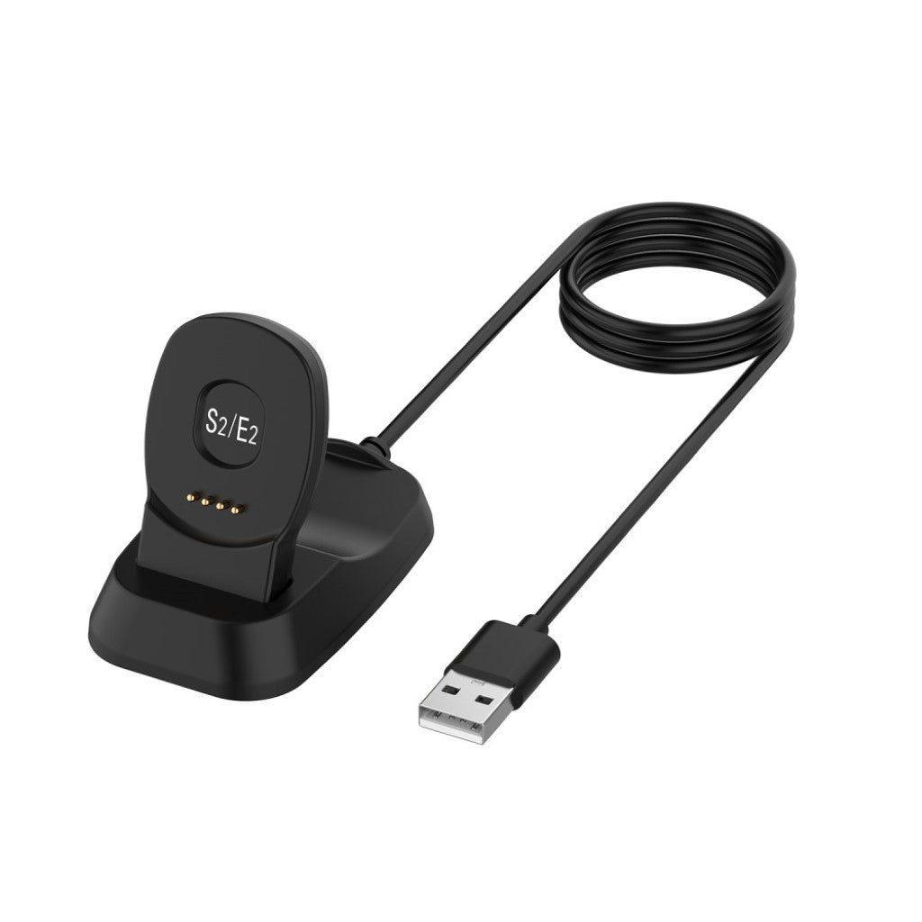 TicWatch E2 / Ticwatch S2 USB Ladestation - Sort#serie_1