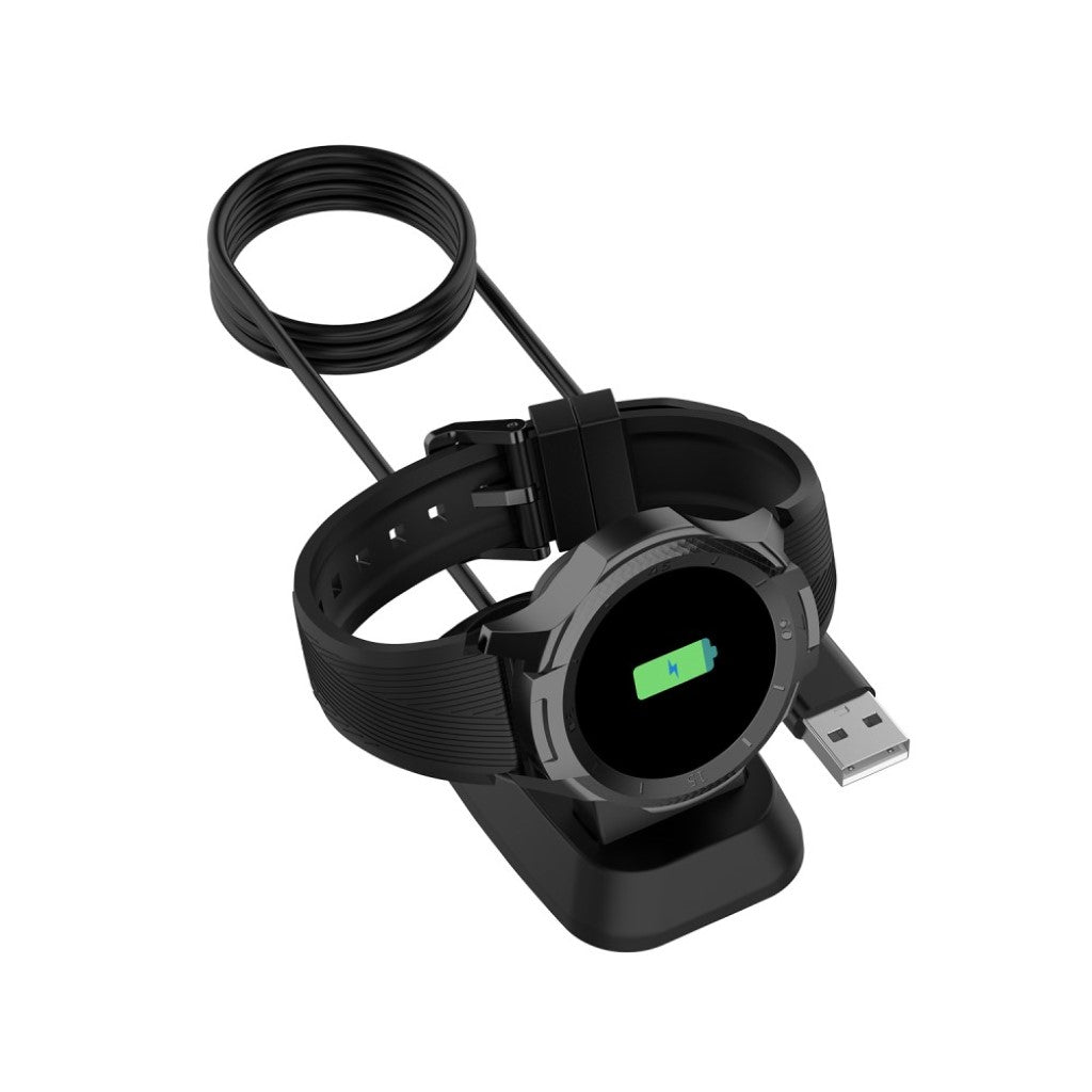 TicWatch E2 / Ticwatch S2 USB Ladestation - Sort#serie_1