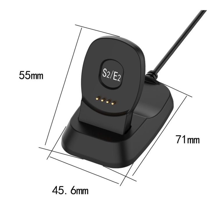 TicWatch E2 / Ticwatch S2 USB Ladestation - Sort#serie_1