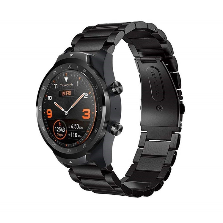 Rigtigt godt Ticwatch Pro Metal Rem - Sort#serie_1