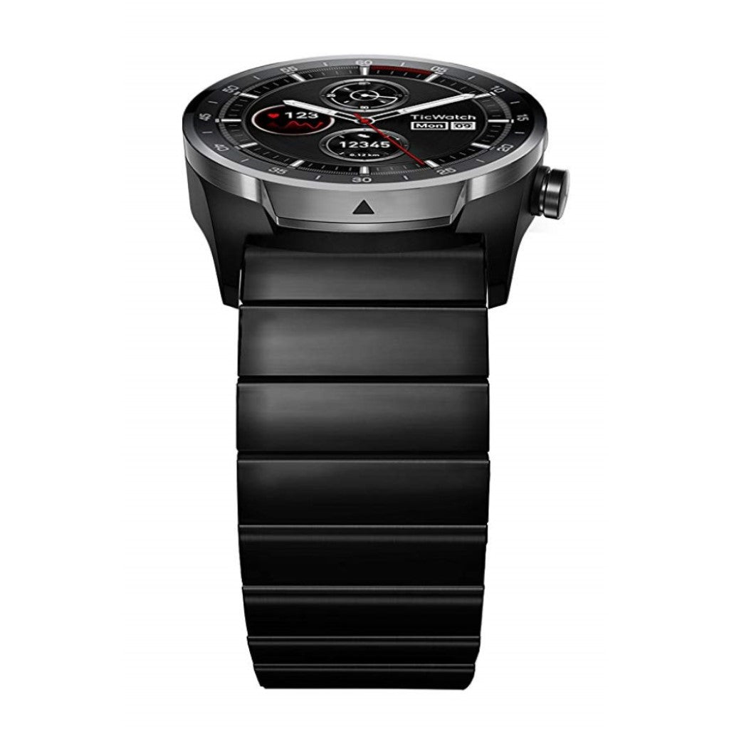 Mega fantastisk Ticwatch Pro Metal Rem - Sort#serie_7