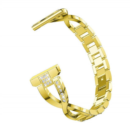 Tidsløst TicWatch GTX / Ticwatch Pro Metal og Rhinsten Rem - Guld#serie_2