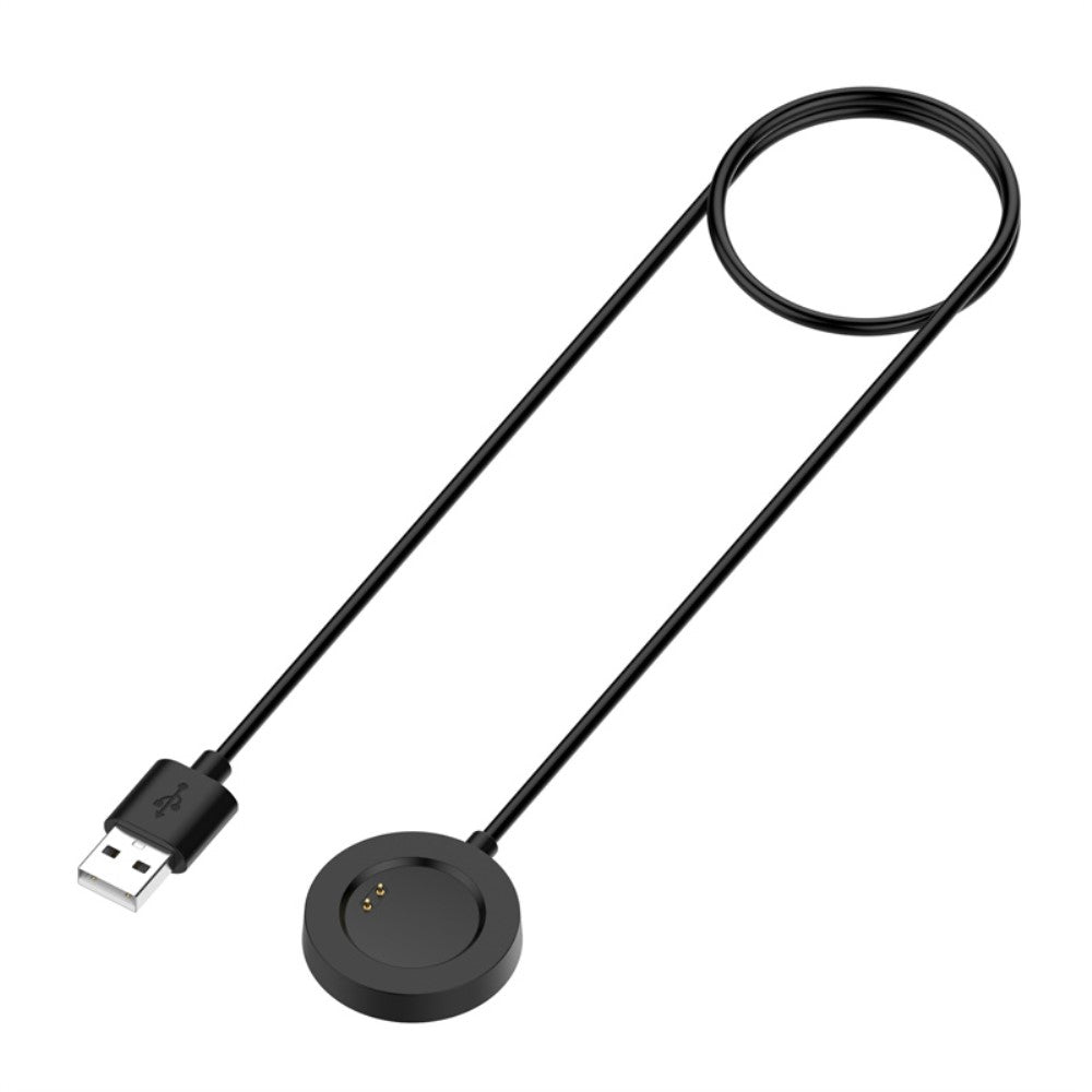 1m Plastik Universal Realme USB Opladningskabel - Sort#serie_3